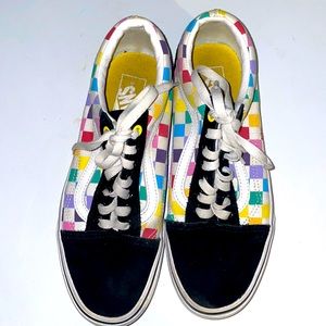 Vans colorful checkered